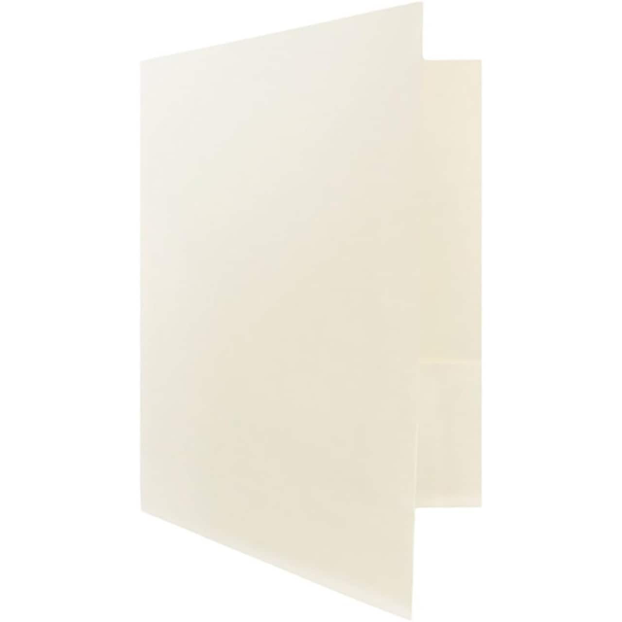 JAM Paper 9.5" x 11.5" 2-Pocket Linen Folders, 6ct.
